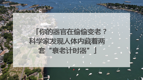 你的器官在偷偷变老？科学家发现人体内藏着两套“衰老计时器”